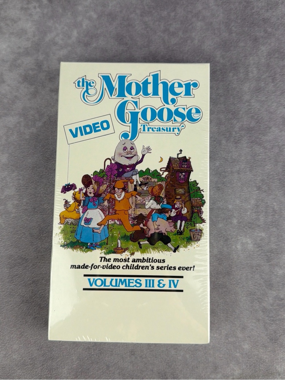 NOS The Mother Goose Treasury VHS Vol III & IV Sealed 1987 J2 Communications VTG